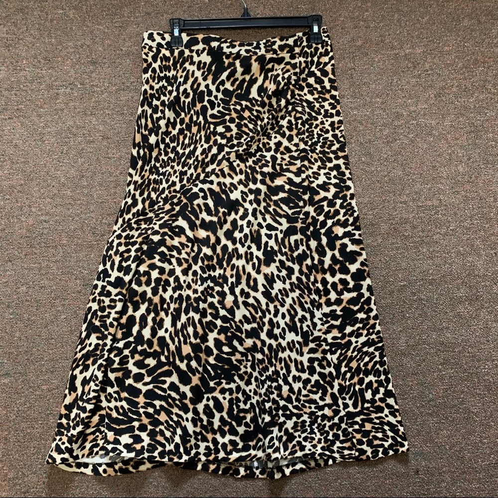 Zara Leopard Skirt